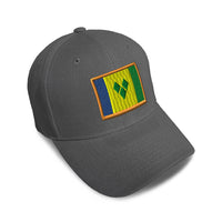 Kids Baseball Hat St Vincent Embroidery Toddler Cap Cotton - Cute Rascals