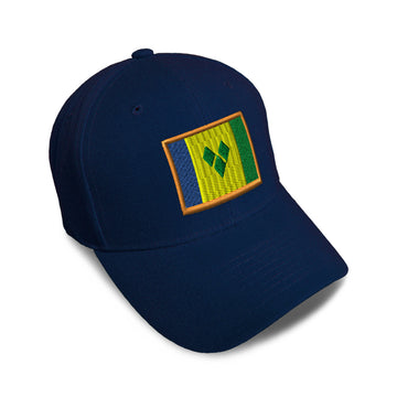 Kids Baseball Hat St Vincent Embroidery Toddler Cap Cotton