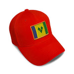 Kids Baseball Hat St Vincent Embroidery Toddler Cap Cotton - Cute Rascals