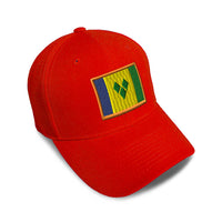 Kids Baseball Hat St Vincent Embroidery Toddler Cap Cotton - Cute Rascals