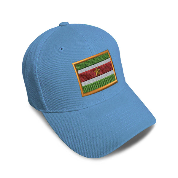 Kids Baseball Hat Suriname Embroidery Toddler Cap Cotton - Cute Rascals