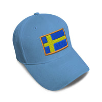 Kids Baseball Hat Sweden Embroidery Toddler Cap Cotton - Cute Rascals