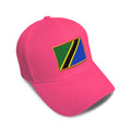 Kids Baseball Hat Tanzania Embroidery Toddler Cap Cotton