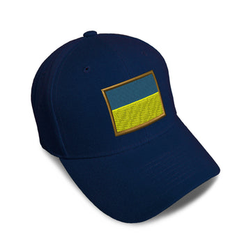 Kids Baseball Hat Ukraine Embroidery Toddler Cap Cotton