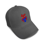 Kids Baseball Hat Puerto Rican Flag Coqui Taino Embroidery Toddler Cap Cotton - Cute Rascals