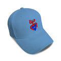 Kids Baseball Hat Puerto Rican Flag Coqui Taino Embroidery Toddler Cap Cotton