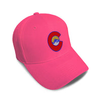 Kids Baseball Hat Colorado Flag Style 2 Embroidery Toddler Cap Cotton - Cute Rascals