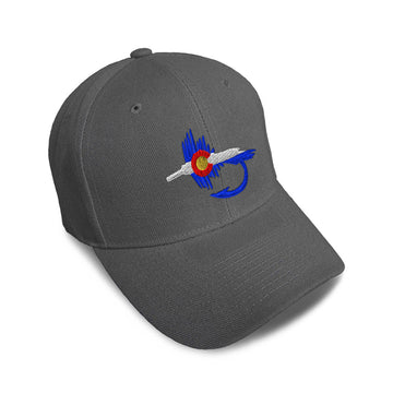 Kids Baseball Hat Colorado Flag Fishing Fly Embroidery Toddler Cap Cotton