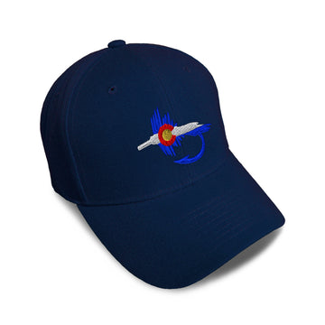 Kids Baseball Hat Colorado Flag Fishing Fly Embroidery Toddler Cap Cotton