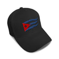 Kids Baseball Hat Cuba Cuban Flag Flame Embroidery Toddler Cap Cotton