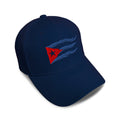 Kids Baseball Hat Cuba Cuban Flag Flame Embroidery Toddler Cap Cotton
