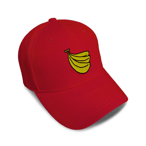Kids Baseball Hat Bananas Embroidery Toddler Cap Cotton - Cute Rascals
