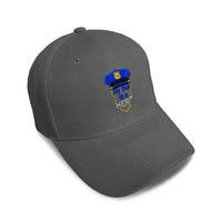 Kids Baseball Hat Dad Hero Policeman Police Embroidery Toddler Cap Cotton - Cute Rascals