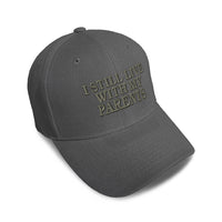 Kids Baseball Hat I Still Live with My Parents Embroidery Toddler Cap Cotton - Cute Rascals