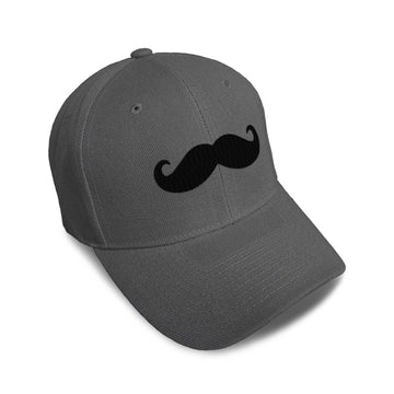 Kids Baseball Hat Mustache Embroidery Toddler Cap Cotton