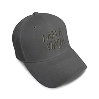 Kids Baseball Hat I Am A Ninja Embroidery Toddler Cap Cotton - Cute Rascals