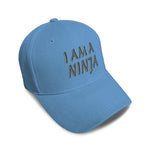 Kids Baseball Hat I Am A Ninja Embroidery Toddler Cap Cotton - Cute Rascals