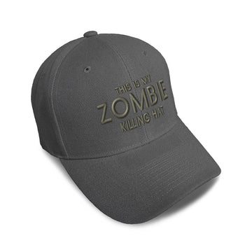 Kids Baseball Hat This Is My Zombie Killing Hat Embroidery Toddler Cap Cotton