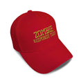 Kids Baseball Hat Zombie Response Team #1 Embroidery Toddler Cap Cotton