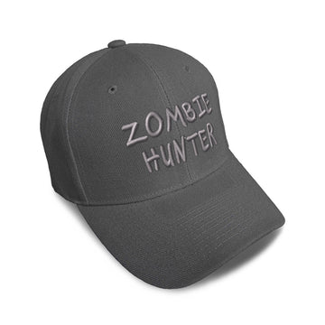 Kids Baseball Hat Zombie Hunter Embroidery Toddler Cap Cotton
