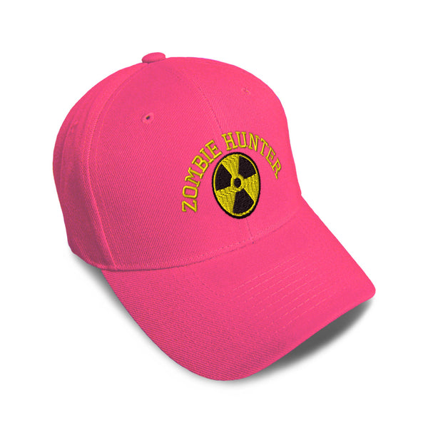 Kids Baseball Hat Zombie Hunter Radiation Embroidery Toddler Cap Cotton - Cute Rascals