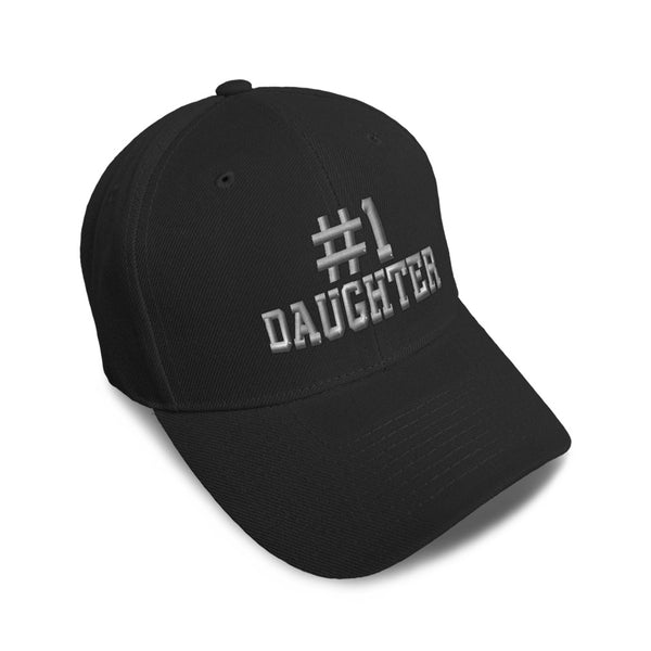 Kids Baseball Hat Number #1 Daughter Embroidery Toddler Cap Cotton - Cute Rascals