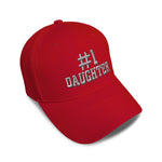 Kids Baseball Hat Number #1 Daughter Embroidery Toddler Cap Cotton - Cute Rascals