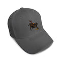 Kids Baseball Hat Bull Riding Embroidery Toddler Cap Cotton