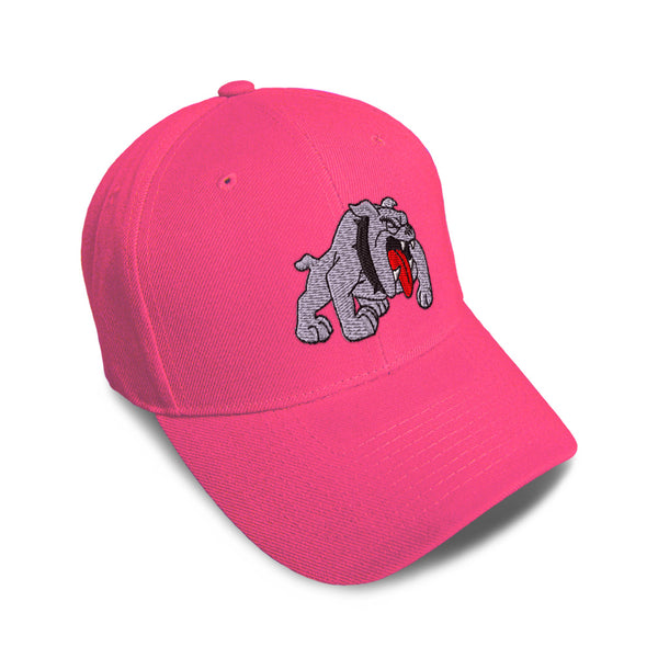 Kids Baseball Hat Bulldog C Embroidery Toddler Cap Cotton - Cute Rascals