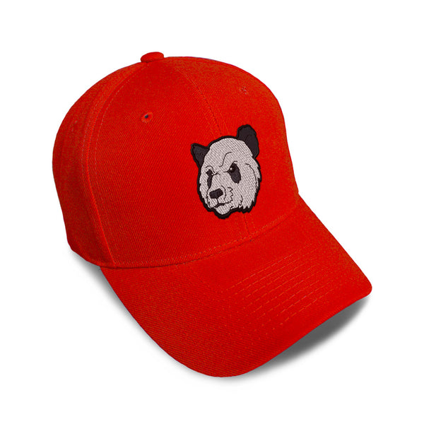 Kids Baseball Hat Panda Sports Mascots Embroidery Toddler Cap Cotton - Cute Rascals