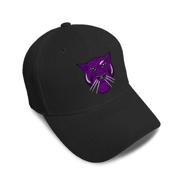 Kids Baseball Hat Animal Panthers Mascot Embroidery Toddler Cap Cotton
