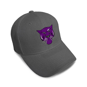 Kids Baseball Hat Animal Panthers Mascot Embroidery Toddler Cap Cotton