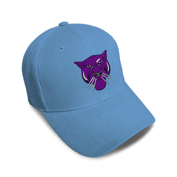 Kids Baseball Hat Animal Panthers Mascot Embroidery Toddler Cap Cotton