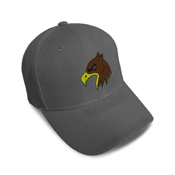 Kids Baseball Hat Animal Hawks Bird Mascot Embroidery Toddler Cap Cotton - Cute Rascals