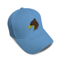 Kids Baseball Hat Animal Hawks Bird Mascot Embroidery Toddler Cap Cotton