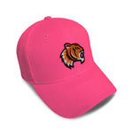 Kids Baseball Hat Animal Tigers Mascot Embroidery Toddler Cap Cotton - Cute Rascals