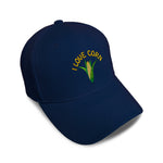 Kids Baseball Hat I Love Corn Farmer Embroidery Toddler Cap Cotton - Cute Rascals