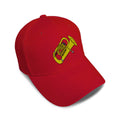 Kids Baseball Hat Tuba Music A Embroidery Toddler Cap Cotton