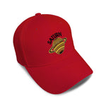 Kids Baseball Hat Saturn Embroidery Toddler Cap Cotton - Cute Rascals