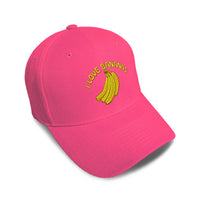 Kids Baseball Hat I Love Bananas Embroidery Toddler Cap Cotton - Cute Rascals
