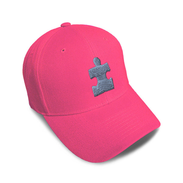 Kids Baseball Hat Autism Puzzle Embroidery Toddler Cap Cotton - Cute Rascals