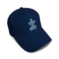 Kids Baseball Hat Autism Puzzle Embroidery Toddler Cap Cotton
