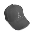 Kids Baseball Hat Paris Travel Eiffel Tower Embroidery Toddler Cap Cotton