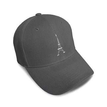 Kids Baseball Hat Paris Travel Eiffel Tower Embroidery Toddler Cap Cotton
