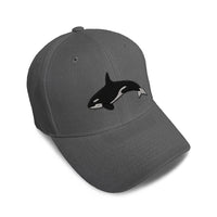 Kids Baseball Hat Orca A Embroidery Toddler Cap Cotton - Cute Rascals