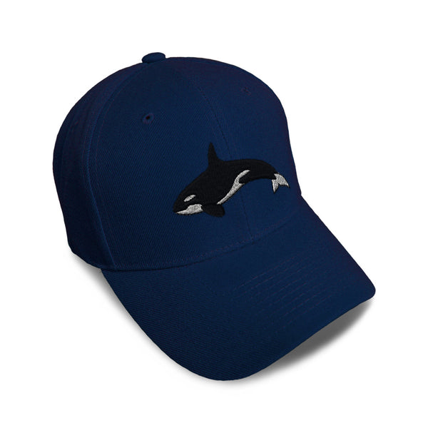 Kids Baseball Hat Orca A Embroidery Toddler Cap Cotton - Cute Rascals