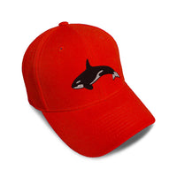 Kids Baseball Hat Orca A Embroidery Toddler Cap Cotton - Cute Rascals