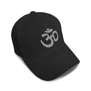Kids Baseball Hat Religion Hinduism Symbol Embroidery Toddler Cap Cotton