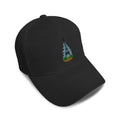 Kids Baseball Hat Eiffel Tower Embroidery Toddler Cap Cotton
