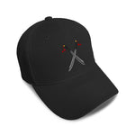 Kids Baseball Hat Chinese Broadsword Embroidery Toddler Cap Cotton - Cute Rascals